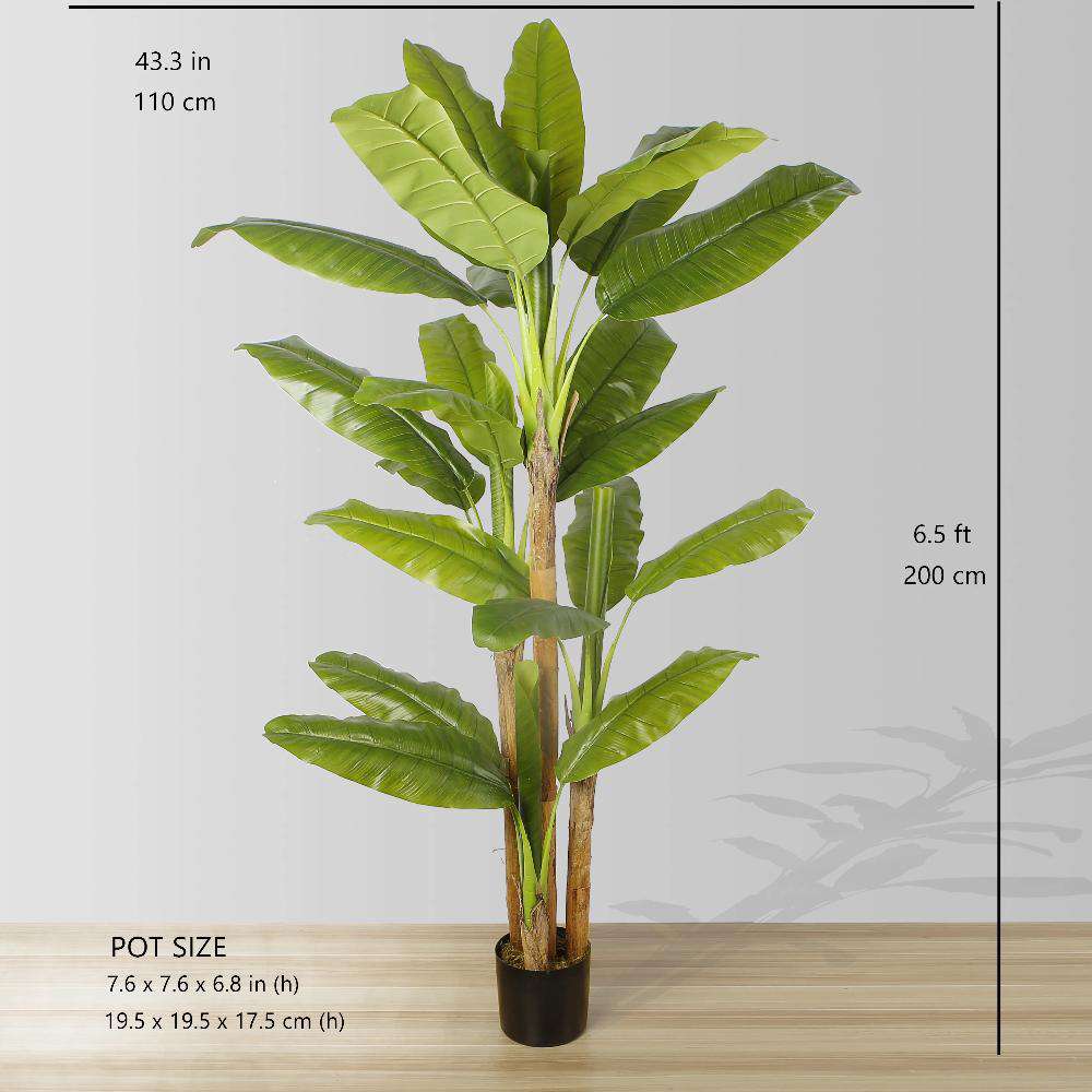 Anna Artificial Banana Tree Potted Plant (Multiple Sizes)