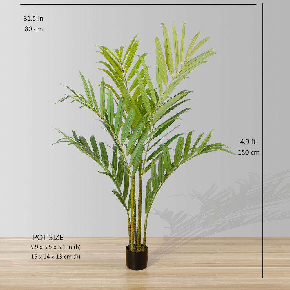 Kentia Artificial King Palm Potted Plant 5'