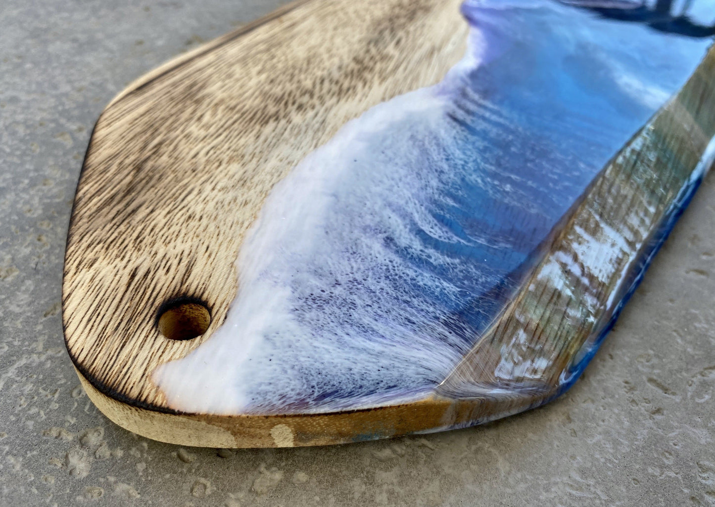 Burnt Mango Wood Charcuterie Board