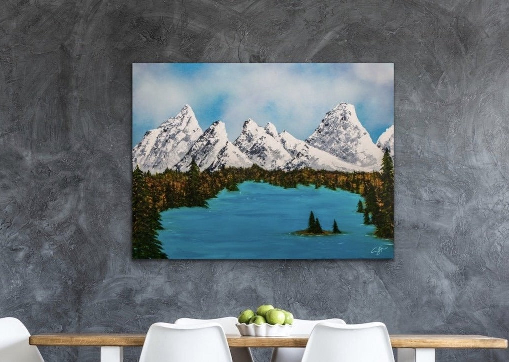 Bow River Valley - Yvonne Dixon Art