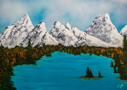 Bow River Valley - Yvonne Dixon Art