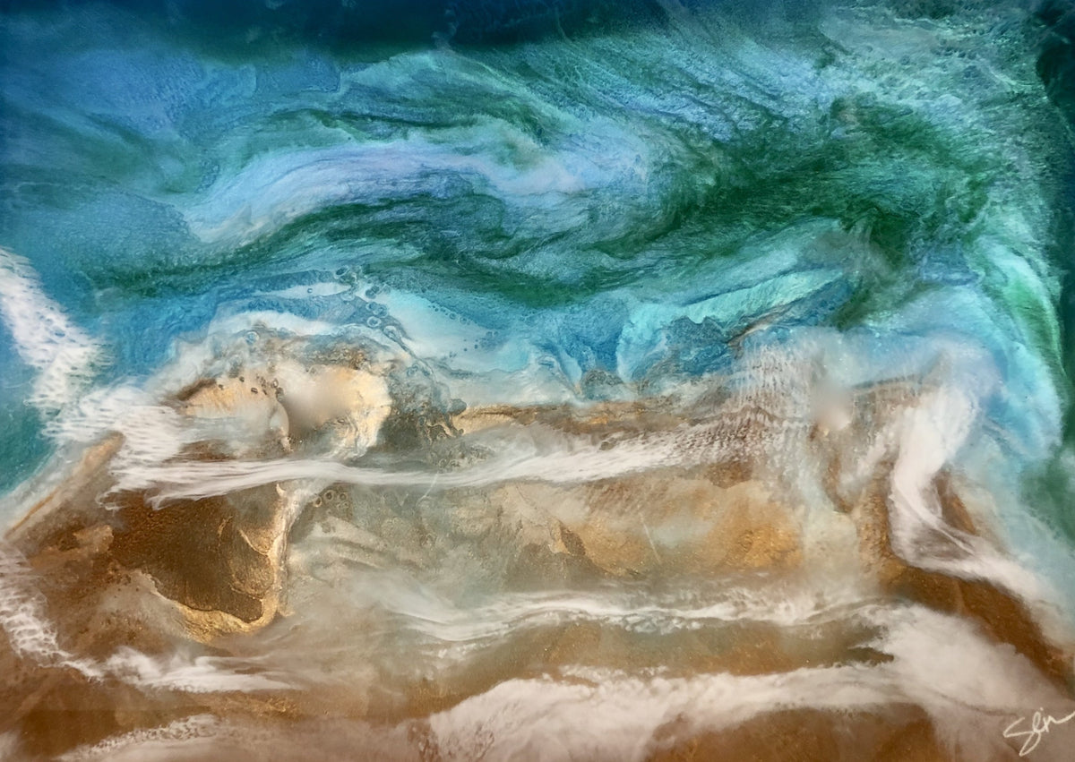 Emerald Water - Yvonne Dixon Art