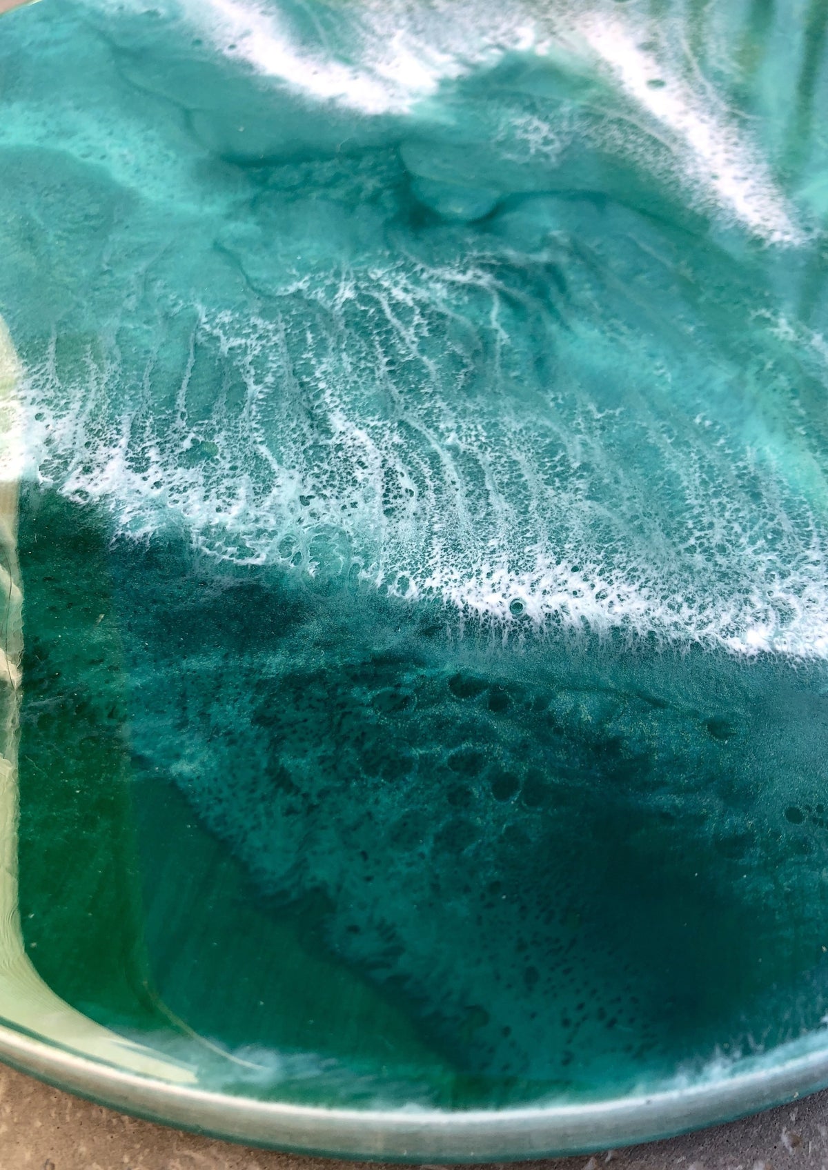 Seafoam Waves - Yvonne Dixon Art